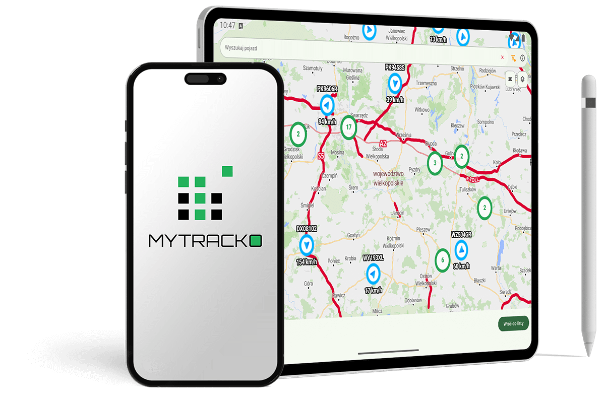 Aplikacja Mobilna - MYTRACKO