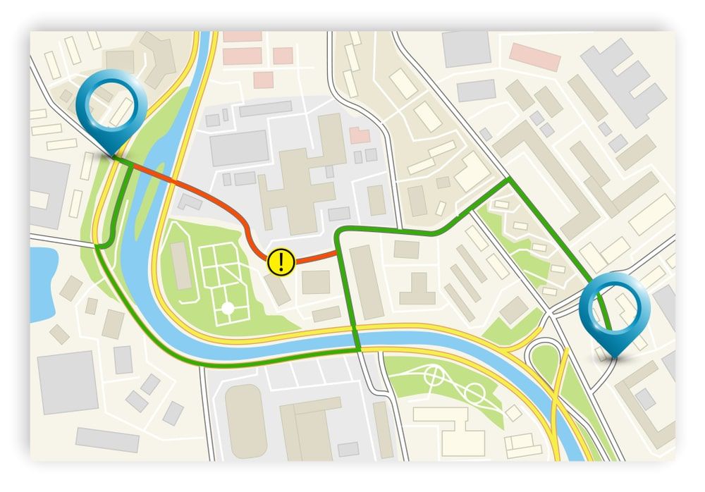 Wyznaczanie tras na mapie – mytracko.pl